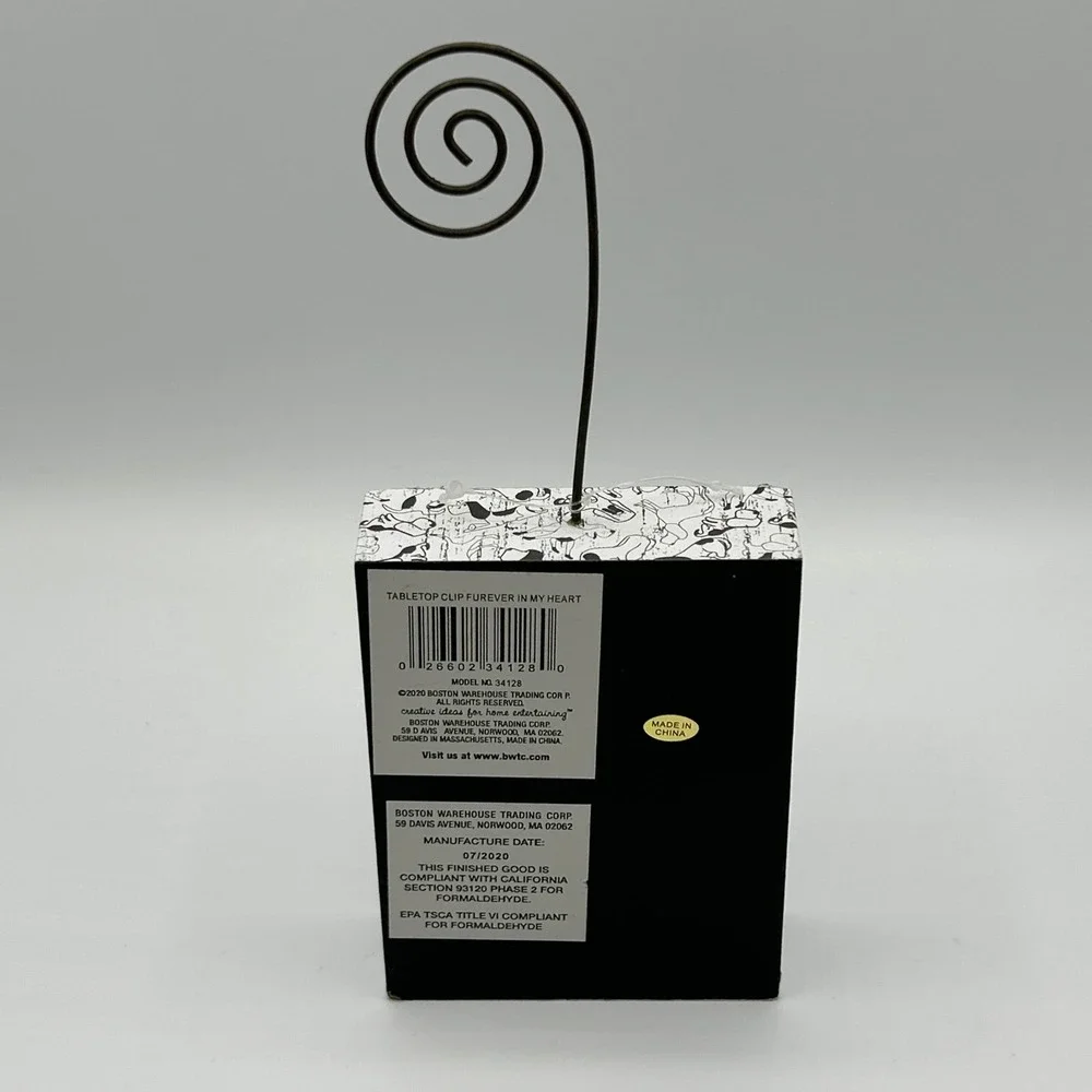 Boston Warehouse Tabletop Photo Clip Holder 